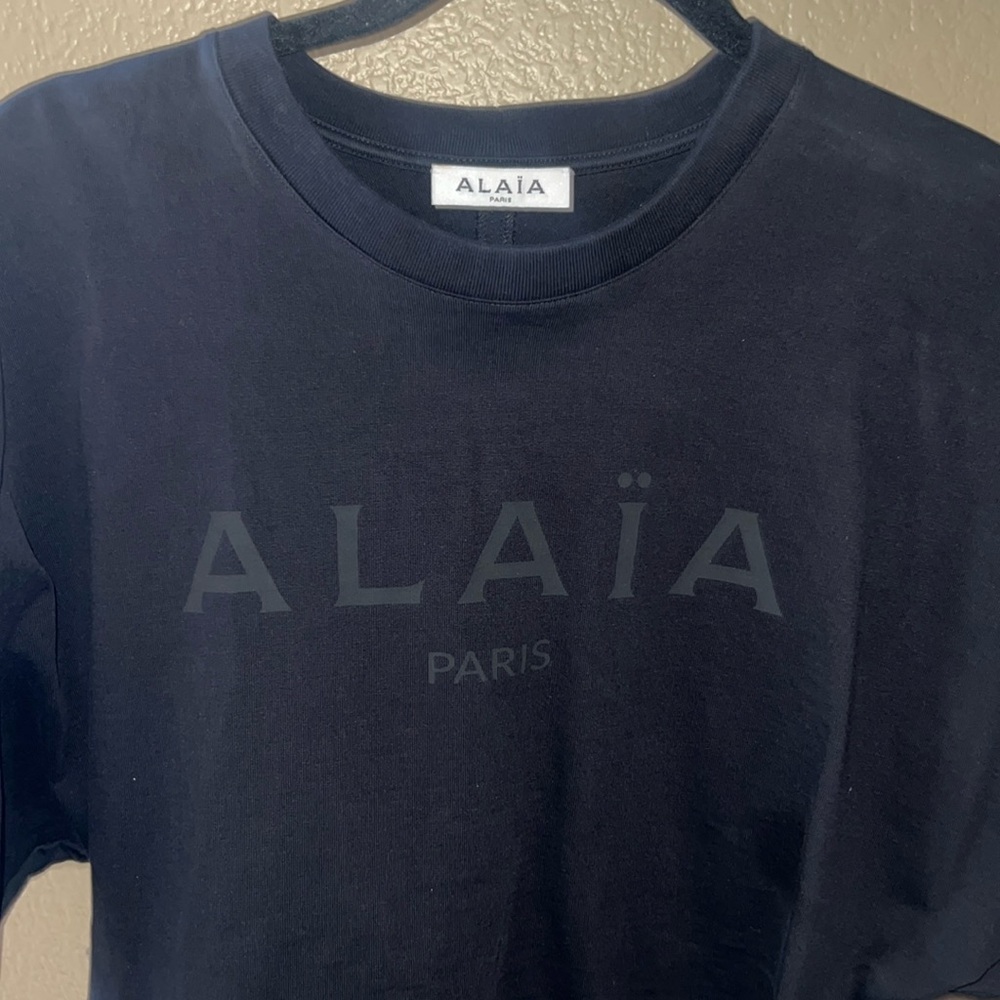 ALAÏA CROPPED TEE